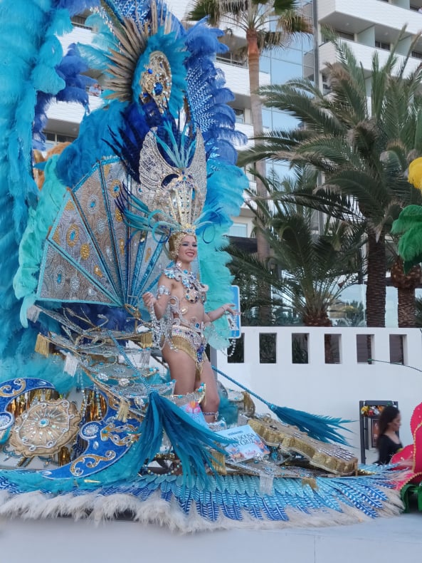 Karneval Puerto de la Cruz Teneriffa Reina-Anwärterin
