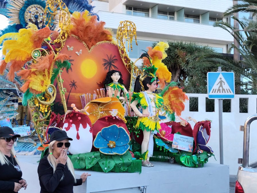 Karneval Puerto de la Cruz Teneriffa Kinder-Anwärterin