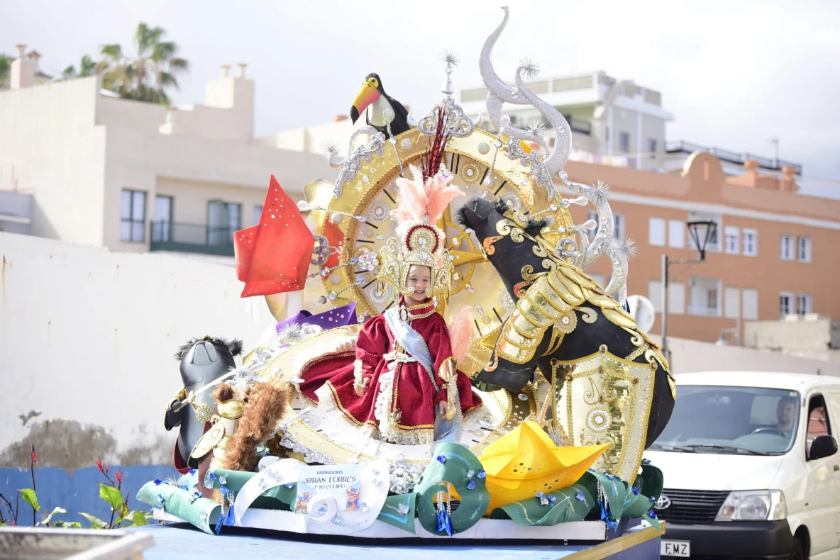Karneval Puerto de la Cruz Teneriffa Kinder-Königin