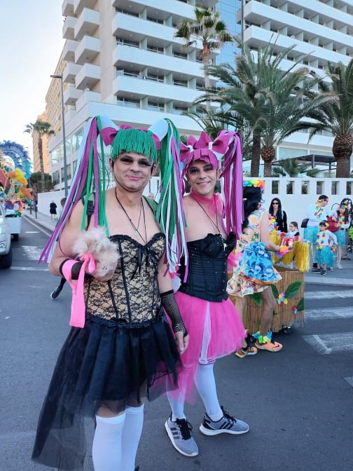 Karneval Puerto de la Cruz Teneriffa Kostüme