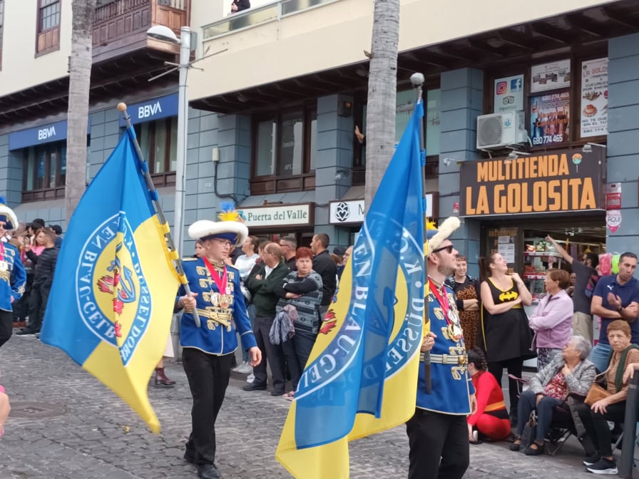Karneval Puerto de la Cruz Teneriffa Prinzengarde Blau-Weiss Düsseldorf