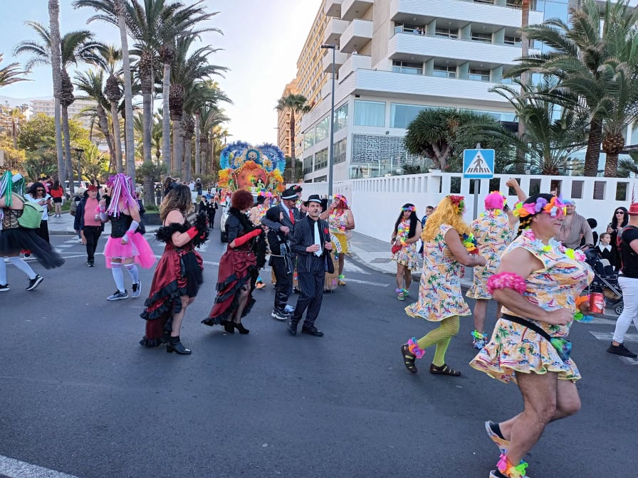 Karneval Puerto de la Cruz Teneriffa Umzug