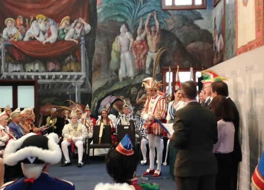 Karneval Teneriffa Puerto de la Cruz Delegation Karnevalsmuseum Prinz und Venetia