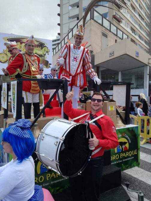 Karneval Teneriffa Puerto de la Cruz Delegation Umzug Sebastian Marx