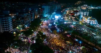 Karneval Teneriffa Santa Cruz Nacht