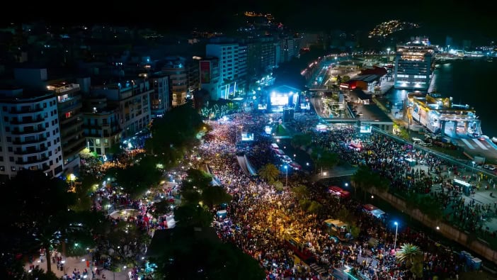 Karneval Teneriffa Santa Cruz Nacht
