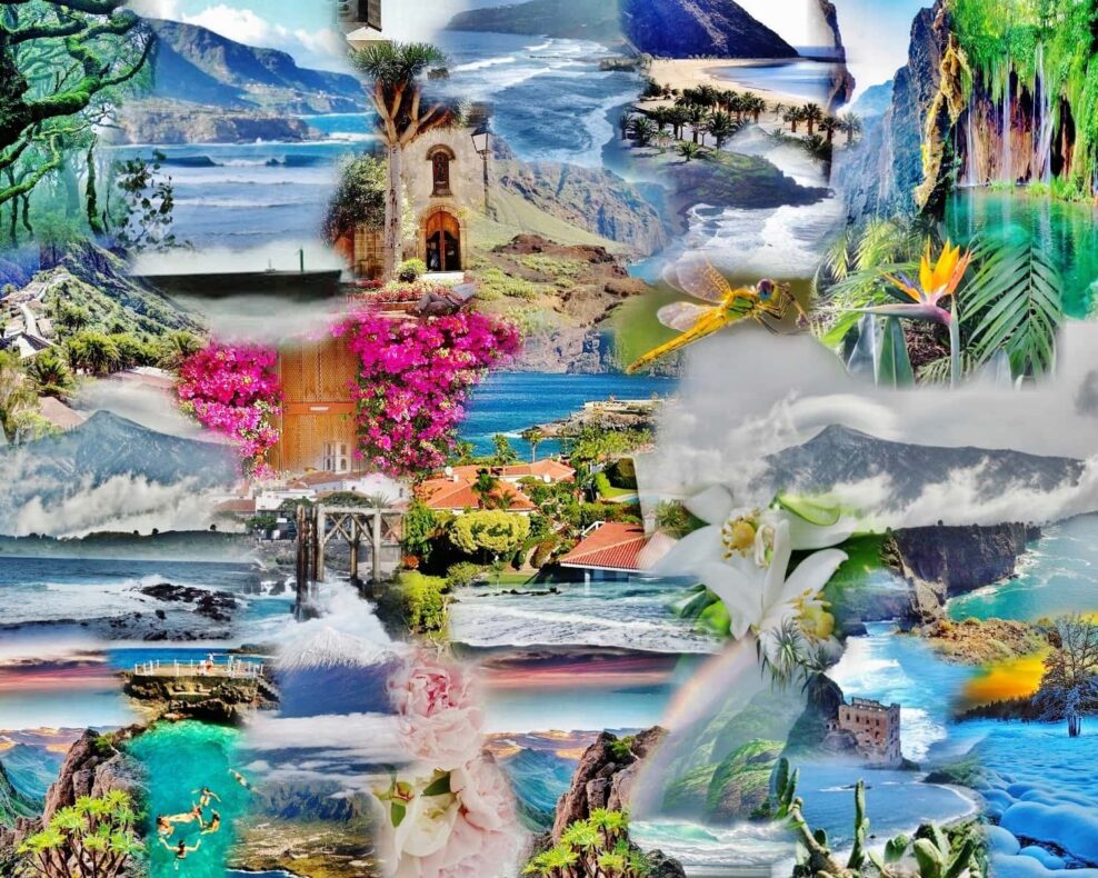 Lieblingsorte Kanaren Collage Iris Altmann