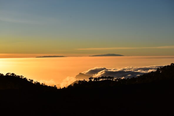 Lieblingsorte Kanaren La Palma Gipfel Sonnenuntergang Conny Pissarek