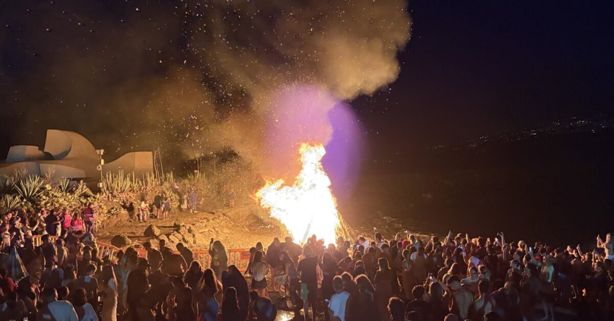 Noche de San Juan auf den Kanaren: 185 Feuerwehreinsätze in einer Nacht