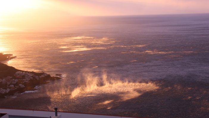Kanaren-Sturm Teneriffa 12-2024 Meer Wind