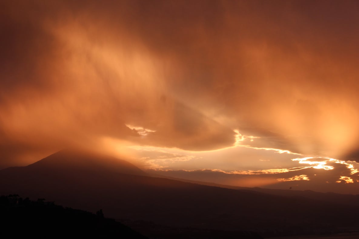 Kanaren-Sturm Teneriffa 12-2024 Wolken