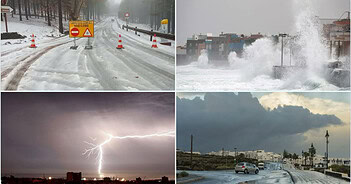 Unwetter Emilia Kanaren Collage