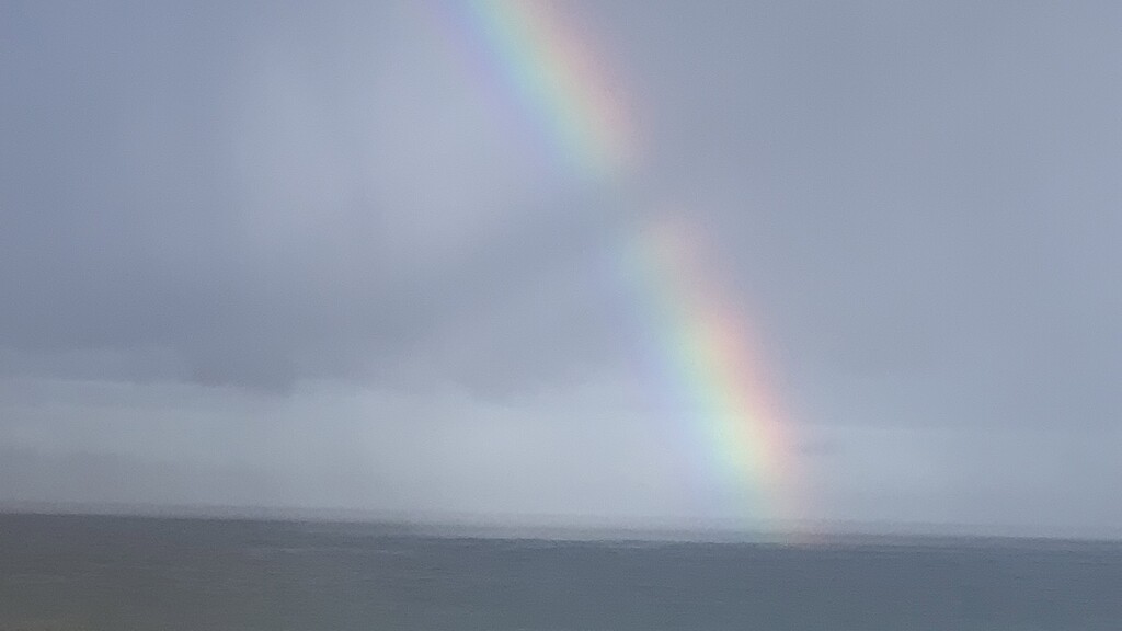 Unwetter Kanaren Regenbogen Wolken