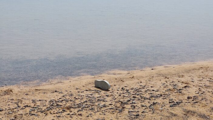 Gran Canaria Abwasser Strand La Lajilla gesperrt Schuh