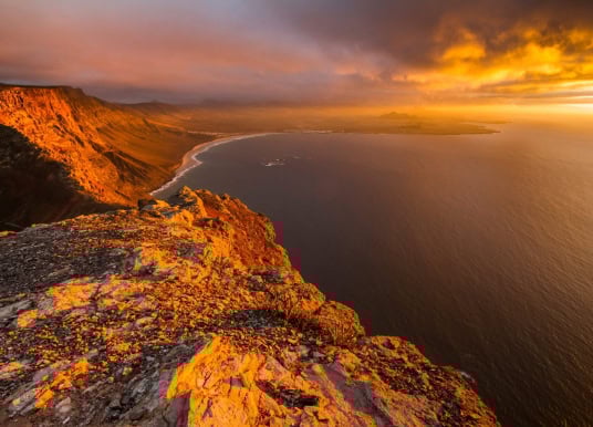 Famara-Küste auf Lanzarote
