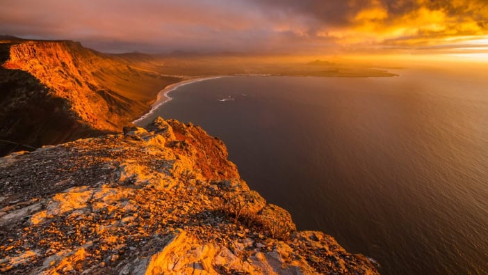Famara-Küste auf Lanzarote