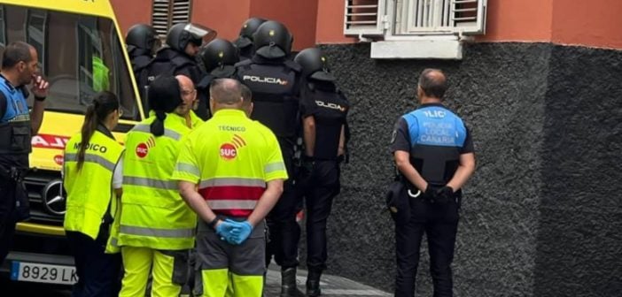 Gran Canaria Polizei Attacke kochendes Wasser