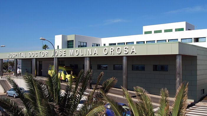 Lanzarote-Urlauber kommt bei Balkon-Absturz ums Leben Hospital Doctor José Molina Orosa Krankenhaus Lanzarote