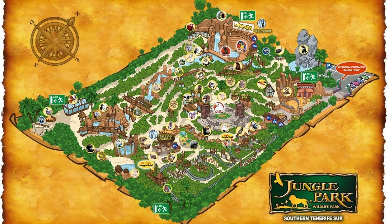 Parque las Áquilas – Der Jungle Park auf Teneriffa