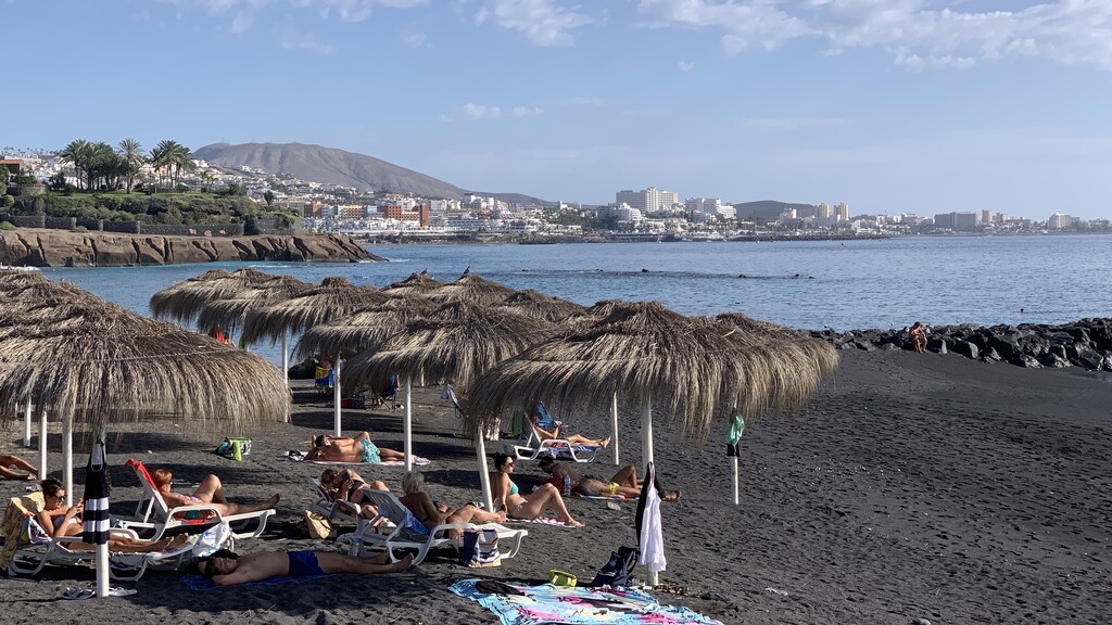 Kanaren-Urlauber Touristen Strand