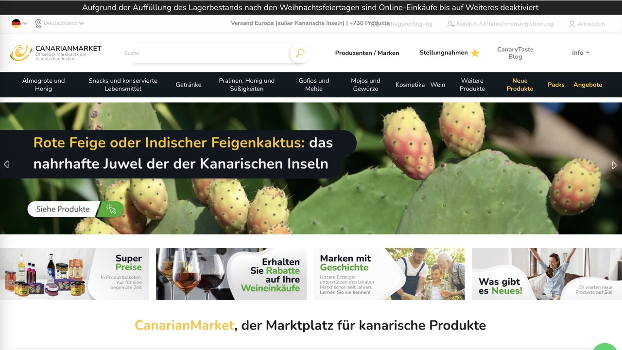 Kanaren-Markt ist pleite: „Kanarisches Amazon“ schließt für immer