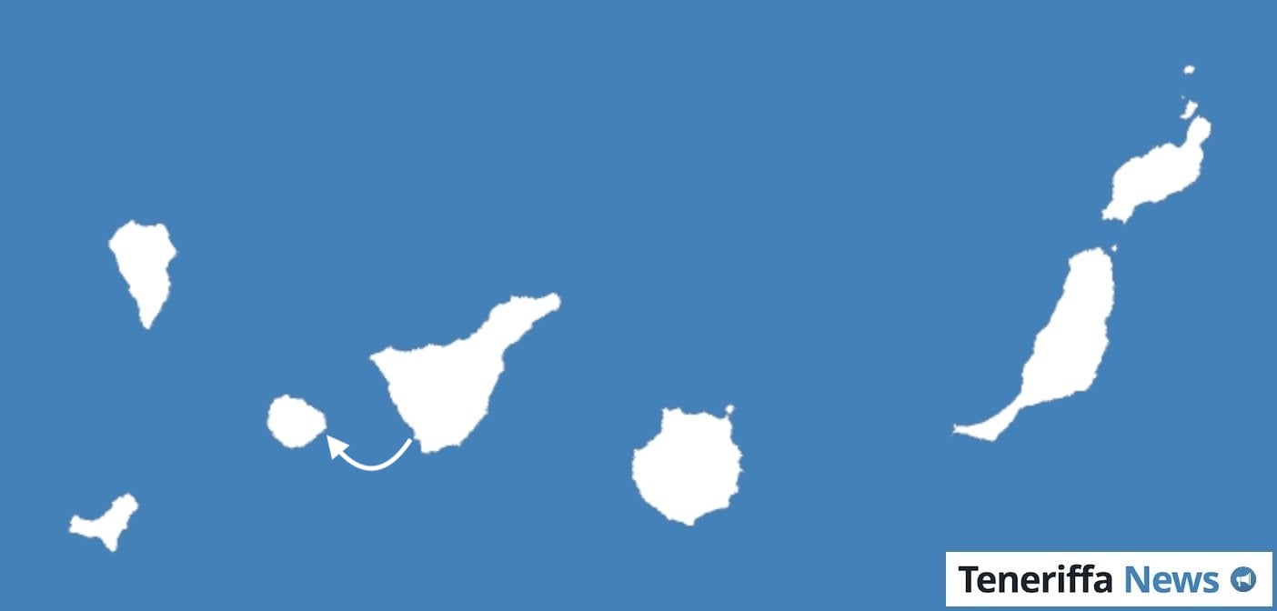 Kanarische Inseln Karte Inselhopping Teneriffa - La Gomera