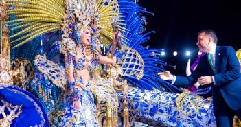 Karnevalskönigin Adriana Peña Karneval Teneriffa 2023