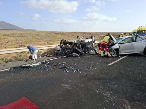 Lanzarote schwerer Unfall LZ2 Yaiza