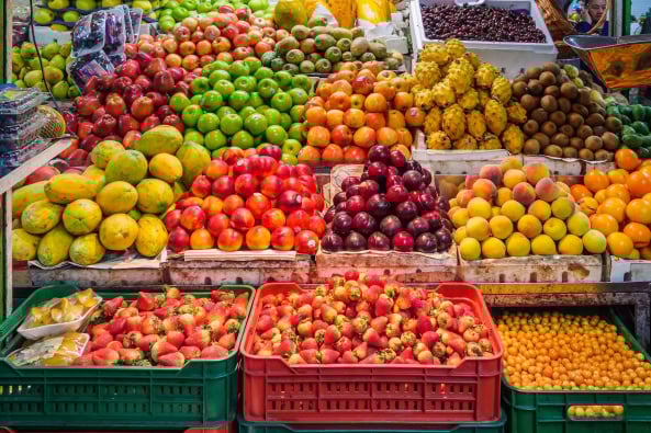Lebensmittel Gemüse Einkauf Supermarkt Kanaren