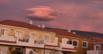 Lenticularis Wolke Teneriffa