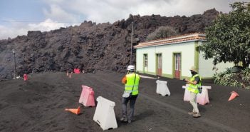 La Palma Vulkanausbruch Lava verschüttet Haus