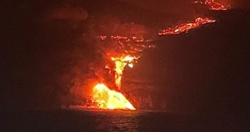Vulkanausbruch auf La Palma: Lava erreicht nach knapp zehn Tagen das Meer