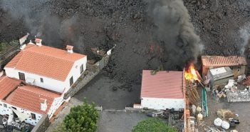 La Palma Vulkanausbruch Lava zerstört Häuser