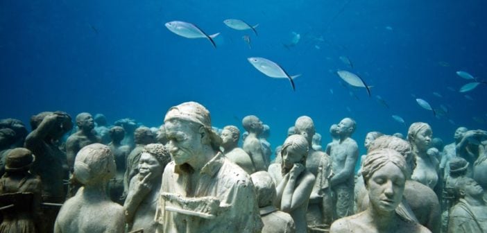 Lanzarote Meeresgrund Museum Kanaren Gruppe Fische