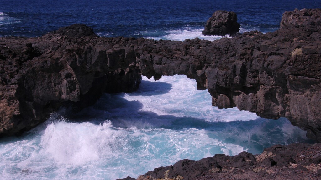 Lavabrücke El Hierro Frontera