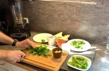 Mojo verde - grüne kanarische Sauce - Schritt 1
