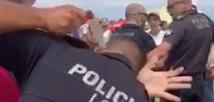 Messer-Angriff Polizist Spanien Strand 2019