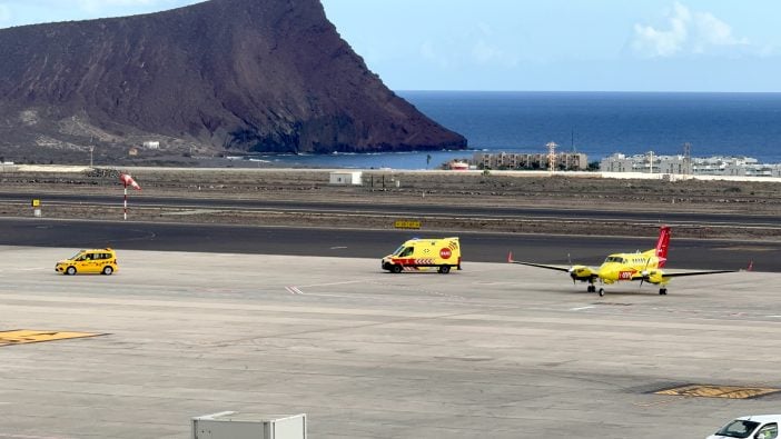 Notfall Flughafen Teneriffa Kanaren-Flug
