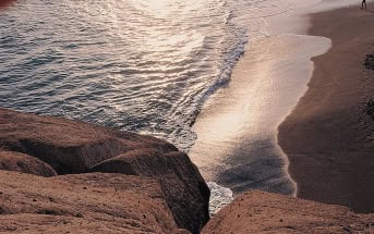 Blick auf den Playa del Duque in Costa Adeje