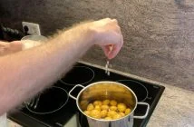 Papas arrugadas kanarische Kartoffeln Salzkruste Rezept Salz