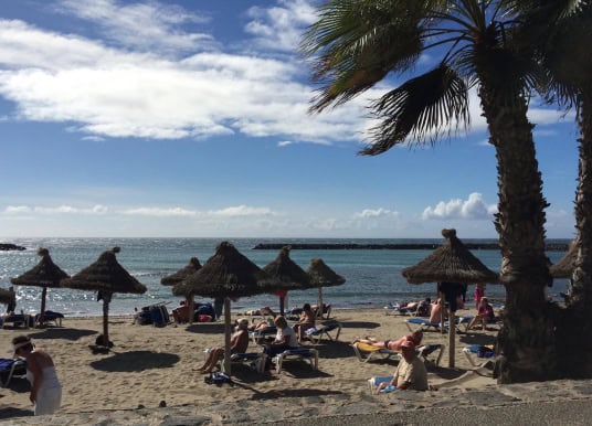 Playa del camison in Arona