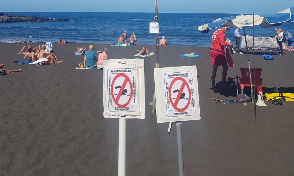 Abwasser am Strand: Playa Jardín in Puerto de la Cruz bleibt geschlossen