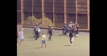 Polizei Fußball Teneriffa Schuss