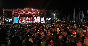 Weihnachtskonzert Puertos de Tenerife Teneriffa Hafen Santa Cruz