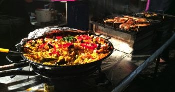 Paella, spanische Küche