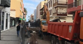Puerto de la Cruz Teneriffa Umbau Bau Arbeiten Calle San Juan 2019