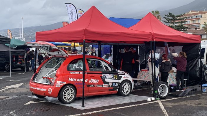 Rallye Teneriffa Norte Halt in Puerto de la Cruz Nissan