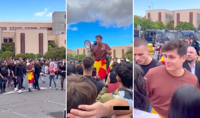 Umstrittener Polizei-Einsatz bei rechter Demo auf Teneriffa