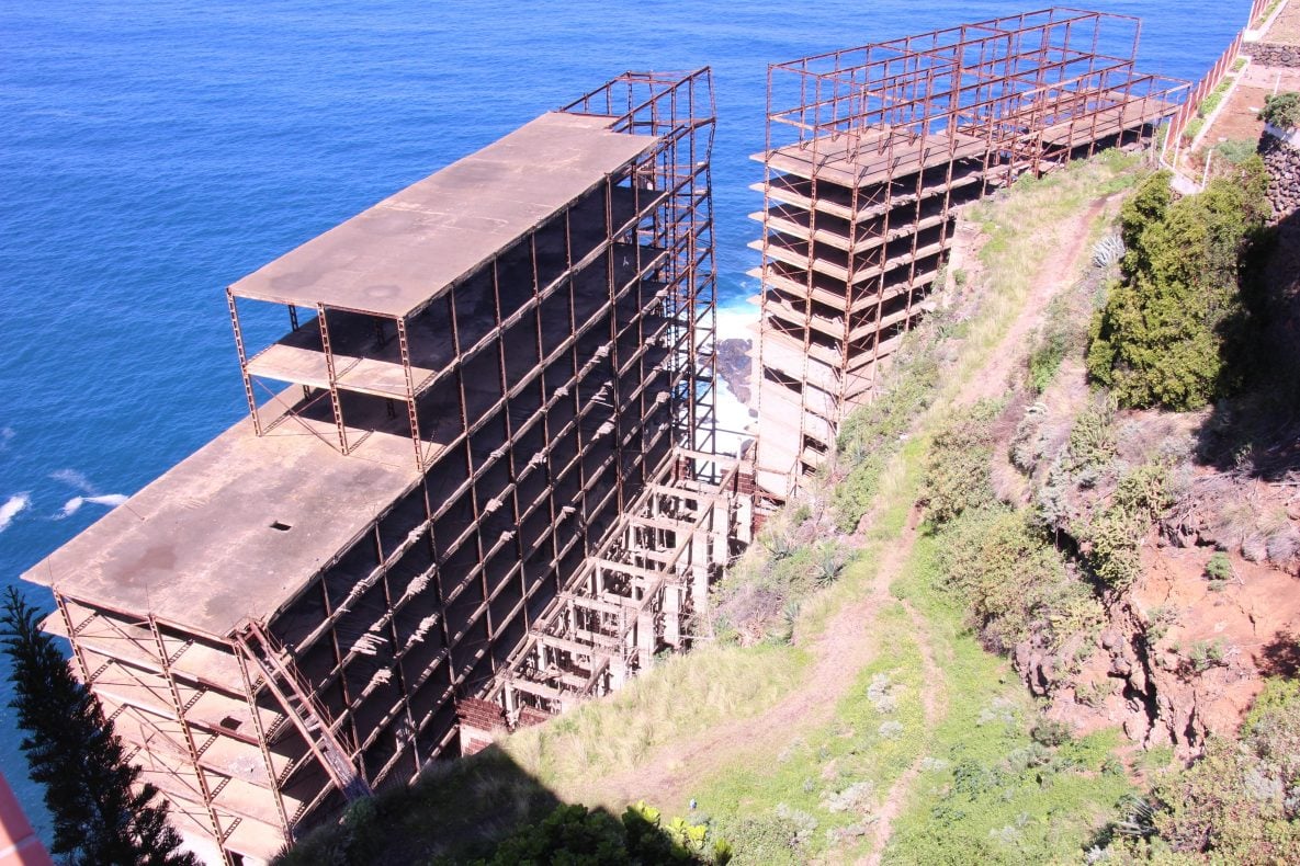 Rohbau Skelett La Matanza Teneriffa 2