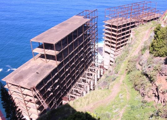 Rohbau Skelett La Matanza Teneriffa 2
